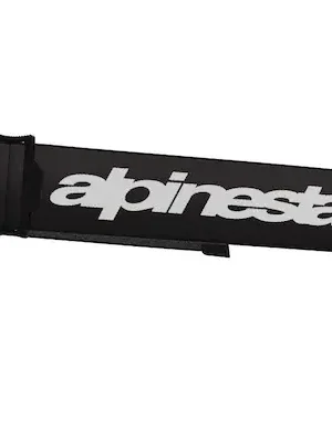 náhradní textilní popruh pro brýle SUPERTECH, ALPINESTARS (černá/bílá) Nová Kolekce