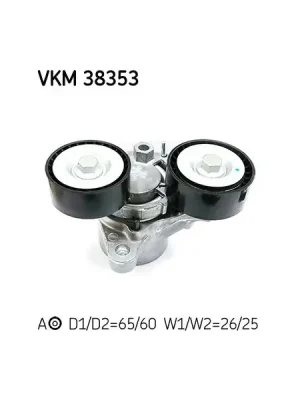 Napínací kladka, žebrovaný klínový řemen SKF VKM 38353 Oblíbený