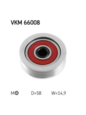 Koupit Online Napínací kladka, žebrovaný klínový řemen SKF VKM 66008
