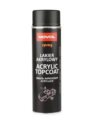 Novol 34352 Acrylic topcoat - černý matný 500ml Přímo Od Výrobce