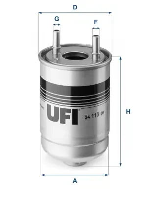 Palivový filtr UFI 2411300 Speciální Cena