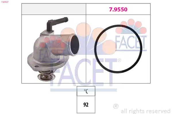 Jen Po Omezenou Doba Termostat, chladivo FACET 78157