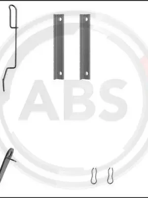 Sada příslušenství, obložení kotoučové brzdy A.B.S. 1188Q Výprodej