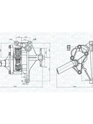 Olejové čerpadlo MAGNETI MARELLI 351516000041 Značkový