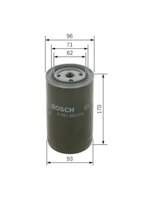 Nová Kolekce Olejový filtr BOSCH 0 451 203 010