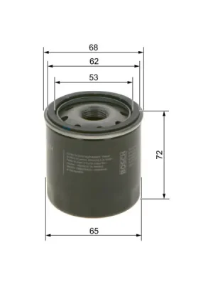 Olejový filtr BOSCH 0 986 452 028 Finální Výprodej