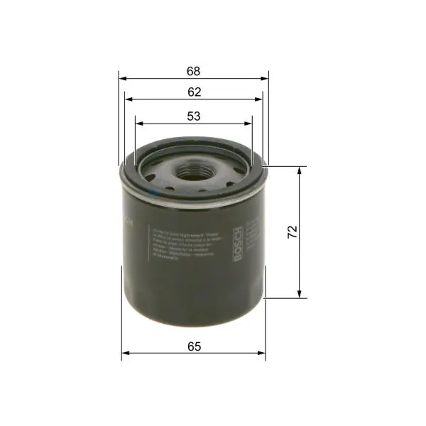 Olejový filtr BOSCH 0 986 452 028 Finální Výprodej