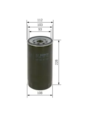 Finální Výprodej Olejový filtr BOSCH F 026 407 048