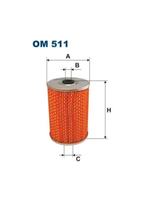 Olejový filtr FILTRON OM 511 Ihned K Objednání