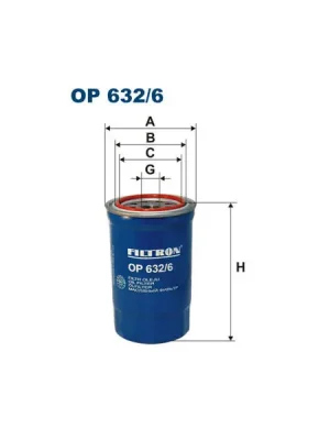 Olejový filtr FILTRON OP 632/6 Vrácení Zdarma