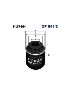 Cenová Bomba Olejový filtr FILTRON OP 641/2