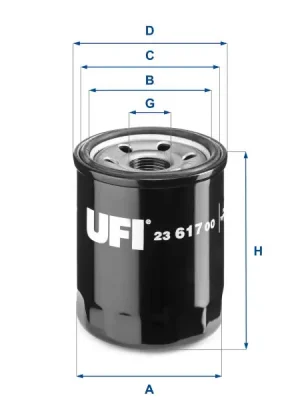 Olejový filtr UFI 23.617.00 Časově Omezené