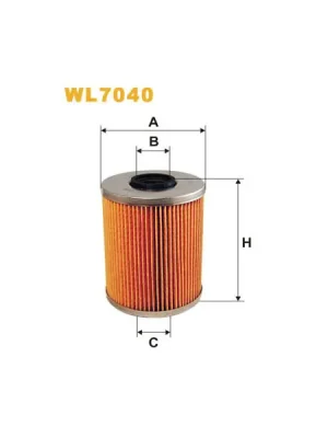 Akční Nabídka Olejový filtr WIX FILTERS WL7040