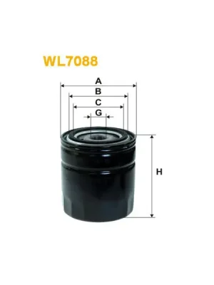 Nejlepší Cena Olejový filtr WIX FILTERS WL7088