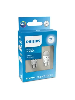 Philips Ultinon Pro6000 11961XU60X2/10 W5W 12V 0,7W Oblíbený