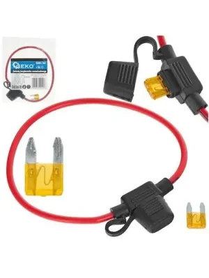 Sleva Pojistkové pouzdro pro mini autopojistku 25 A, s mini pojistkou 5 A – GEKO