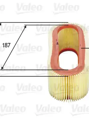 Nová Kolekce Vzduchový filtr VALEO 585643