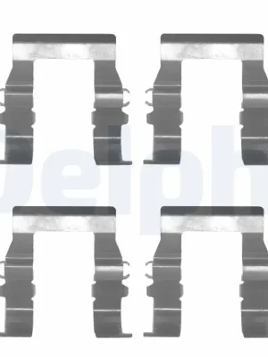 Víkendová Akce Sada příslušenství, obložení kotoučové brzdy DELPHI LX0171