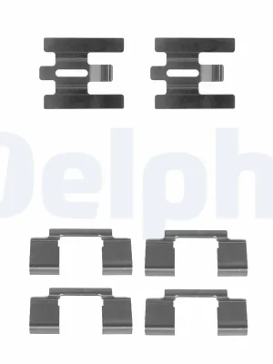 Jen Po Omezenou Doba Sada příslušenství, obložení kotoučové brzdy DELPHI LX0224