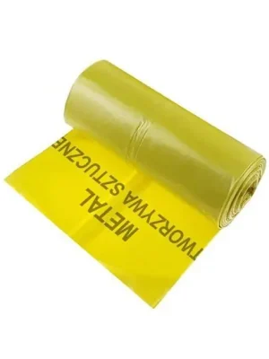 Pytel na odpad 120 l, žlutý (na plast a kov), 10 ks – GEKO Nízká Cena