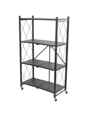 Akční Cena Regál Racks RAW4T, kovový, na kolečkách, 4 police, 1270 x 720 x 340 mm, 200 kg