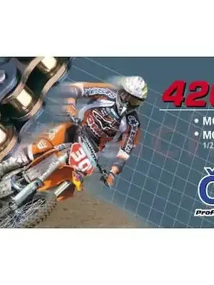 Odeslání Ihned řetěz 420MX, ČZ - ČR (barva zlatá, 116 článků vč. rozpojovací spojky CLIP)