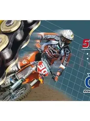 Objednat Nyní řetěz 520MX, ČZ - ČR (barva zlatá, 108 článků vč. rozpojovací spojky CLIP)