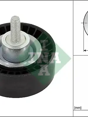 Vratná/vodicí kladka, klínový žebrový řemen INA 532 0886 10 Autentický