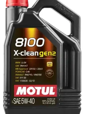 Speciální Cena Motul 8100 X-clean gen2 5W-40 5L