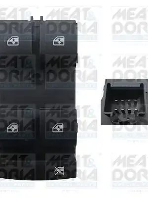 Spínač, zvedací zařízení oken MEAT & DORIA 26395 Finální Výprodej