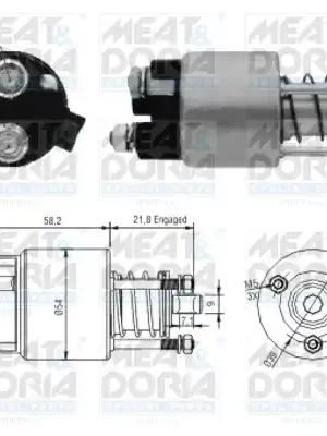 Akční Nabídka Elektromagnetický spínač, startér MEAT & DORIA 46102