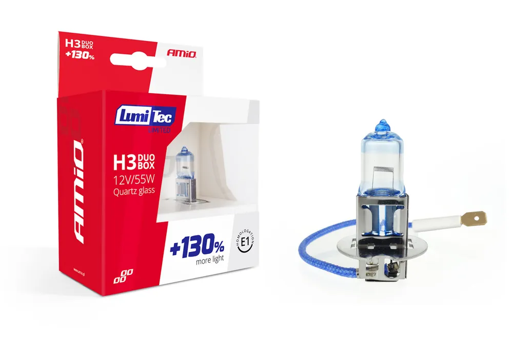 Halogenové DUO blistr (2ks) H3 12V 55W sada LumiTec LIMITED +130% Doprava Zdarma
