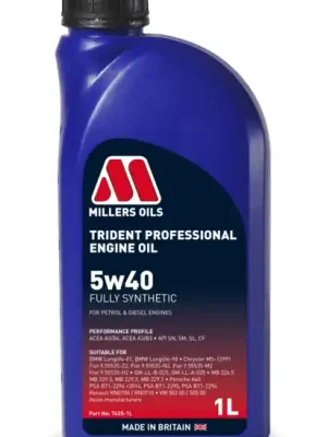 Hit Sezóny MILLERS OILS TRIDENT PROFESSIONAL 5W40 1 L