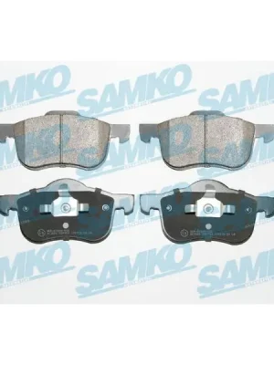 Autentický Sada brzdových destiček, kotoučová brzda SAMKO 5SP704