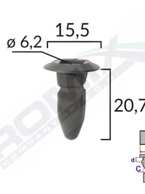 Akční Cena Spojovací materiál - příchytka - 15507