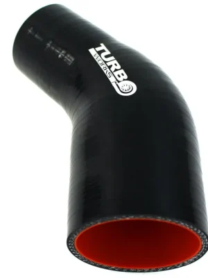 Cenově Výhodný Silikonová hadice - 45° redukce Pro černá 45-51 mm