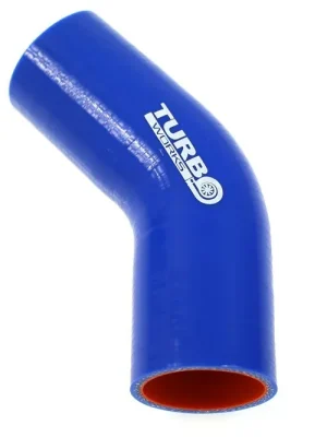 Nejlepší Cena Silikonová hadice - 45° koleno Pro Blue 18 mm
