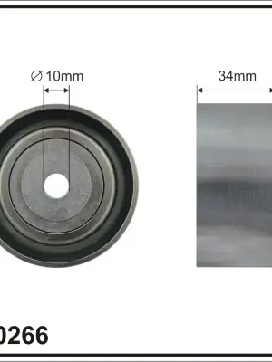 Ověřený Vratná/vodicí kladka, klínový žebrový řemen CAFFARO 500266