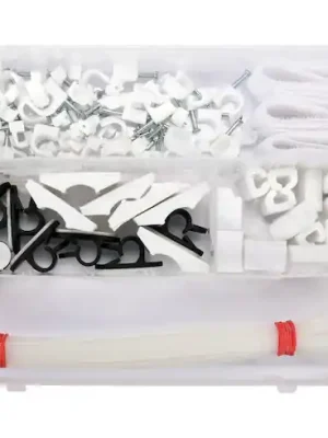 Sada na upevnění kabelů 124ks Výhodná Nabídka