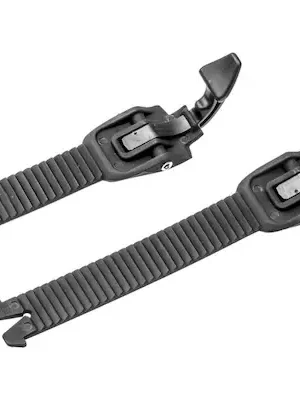Akční Nabídka sada pásku přezek pro boty COROZAL/BELIZE, ALPINESTARS (černé, sada 2 ks)