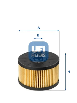 Autentický Olejový filtr UFI 2514500