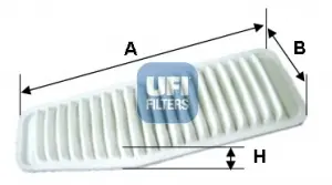 Vzduchový filtr UFI 3033800 Vysoce Kvalitní