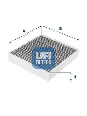 Filtr, vzduch v interiéru UFI 5424400 Bezpečná Platba