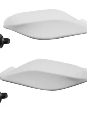 Omezená Nabídka slidery holeně pro boty SUPERTECH R 2021 a dále, ALPINESTARS (bílá, pár)