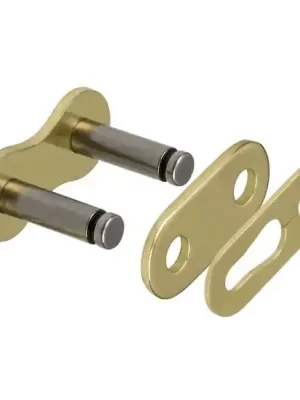 spojka řetězu 420HP, JT CHAINS (barva černo-zlatá, rozpojovací, typ SPRING) Speciální Cena