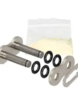 Speciální Cena spojka řetězu 428X1R, JT CHAINS (barva stříbrná, rozpojovací, typ SPRING)