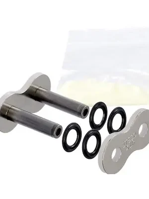 Bezpečná Platba spojka řetězu 530X1R, JT CHAINS (barva stříbrná, nýtovací, typ RIVET)