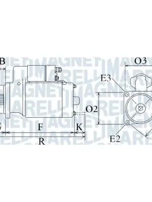 Startér MAGNETI MARELLI 063720294010 Akční Nabídka