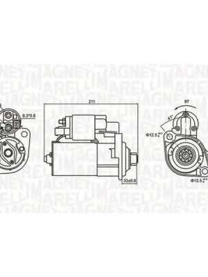 Zlevněný Startér MAGNETI MARELLI 063721062010