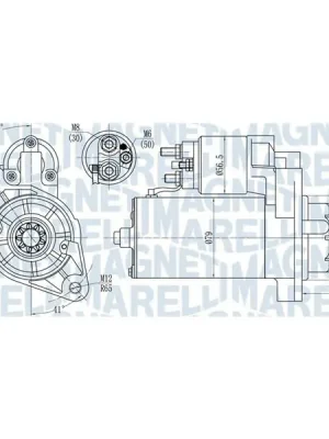 Startér MAGNETI MARELLI 063721378010 Originální